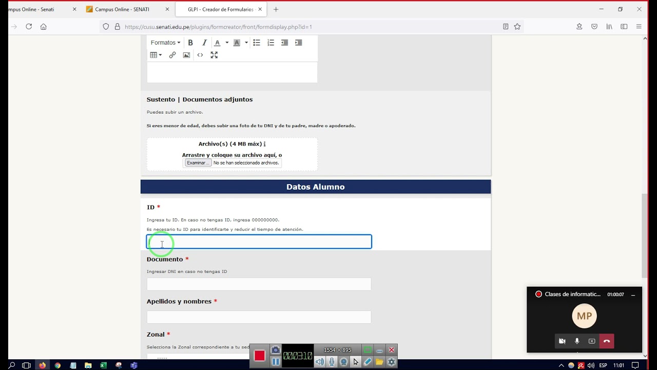 ¿Cómo hacer una solicitud para cambio de carrera en Senati?