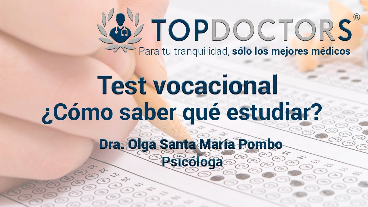 ¿Cómo se llama el test para saber que estudiar?