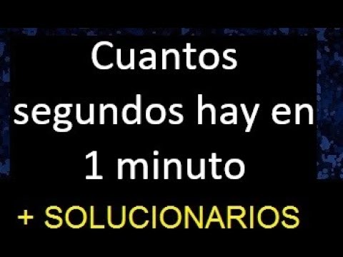 ¿Qué es un minuto y medio?