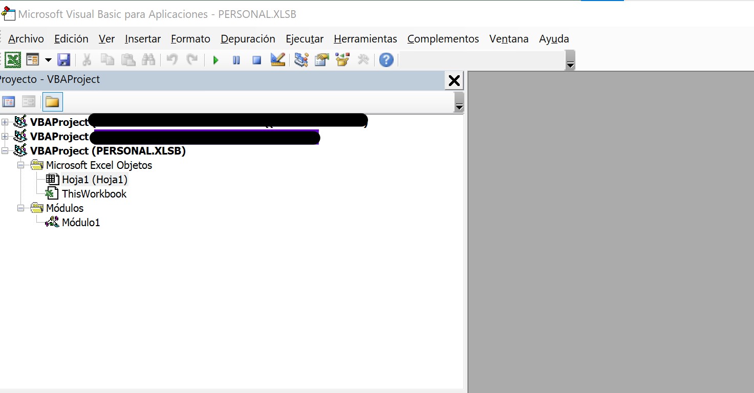 abrir personal.xlsb desde Excel con VB