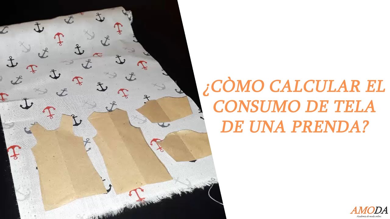 ¿Cómo se calcula el consumo de tela?